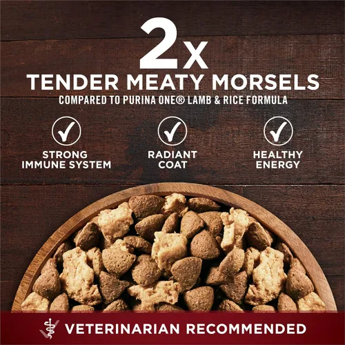 Vista 7 de Alimento para perro seca de Purina ONE Smartblend True Instinct sin cereales, fórmula llena de nutrientes, carne de res y camote