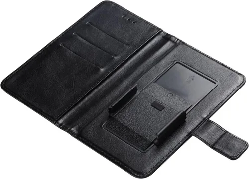 Vista 6 de Carcasa De Cuero Para BLU G45 Funda Protectora, Funda De Soporte De Pistola, Funda De Teléfono Billetera Con [Ranuras Para Efectivo Y Tarjetas]