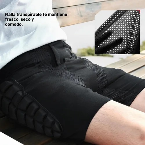 Vista 5 de Soared 3D Protección para la Cadera y el Trasero con Acolchado de EVA, Pantalones Cortos de Equipo Protector, Almohadilla de Impacto para Esquí