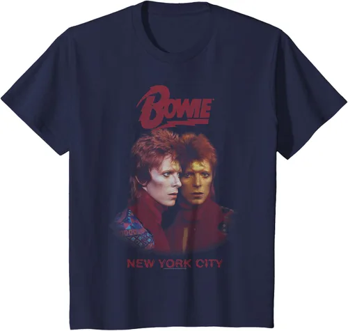 Vista 11 de David Bowie - Camiseta New York City Tour, Negro