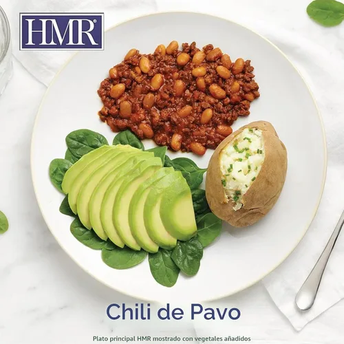 Vista 5 de HMR Entrees Meals - Paquete variado de 5 comidas prefabricadas para microondas bajas en calorías para bajar de peso, cena lista para comer, incluye
