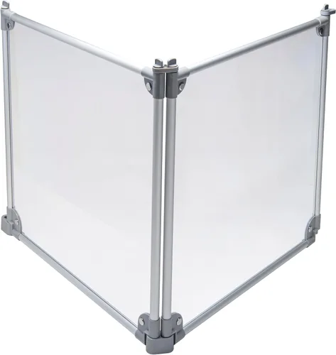 Vista 11 de Front Row Corralito plegable para perros, duradero y portátil, para hacer ejercicio, descansar y jugar, paneles de valla transparentes con varillas