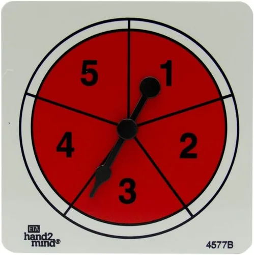 Vista 4 de hand2mind - 4589 ETA Color/Number Spinner Collection, Juego de 6