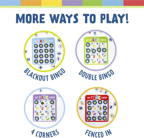 Vista 6 de My First ABC Bingo Game: Juego de mesa de palabras del alfabeto y la vista para niños de 4 a 8 años, reconocimiento de letras, aprendizaje fonético