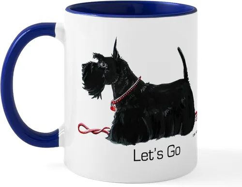 Vista 14 de CafePress Cloud Angel & Scotty Taza de café de cerámica (11 oz)