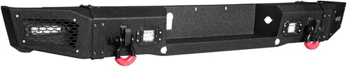 Vista 6 de Parachoques trasero Vijay para Ford F150 2006-2014 con luces y anillos en D