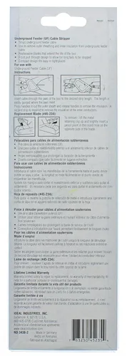 Vista 10 de IDEAL Electrical 45-235 - Pelacables de alimentación subterránea, color negro