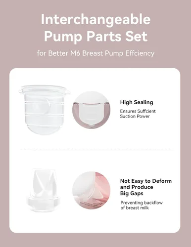 Vista 3 de Piezas de repuesto M6 para extractor de leche Momcozy, diafragmas