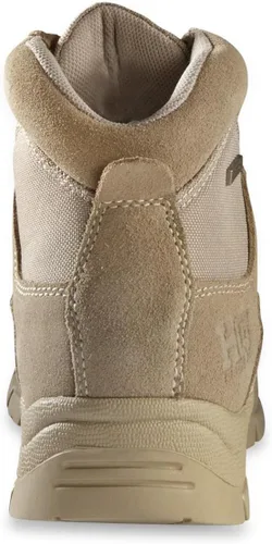 Vista 5 de HQ ISSUE Botas tácticas de desierto para hombre, 6 pulgadas, impermeables, para combate, zapatos de senderismo