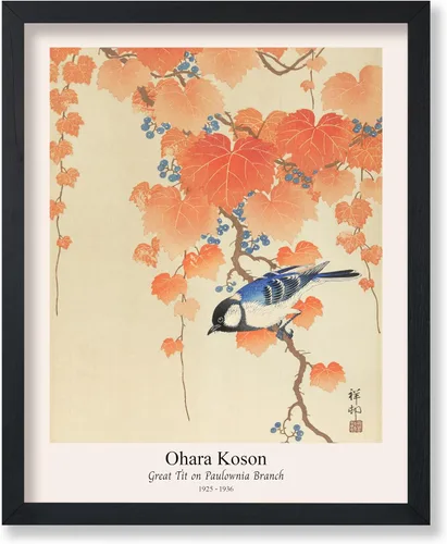 Vista 41 de Poster Master Vintage Ohara Koson Poster - Retro Blooming Lotus Flowers Print - Japanese Art - Flower Illustration - Aesthetic Design - Floral