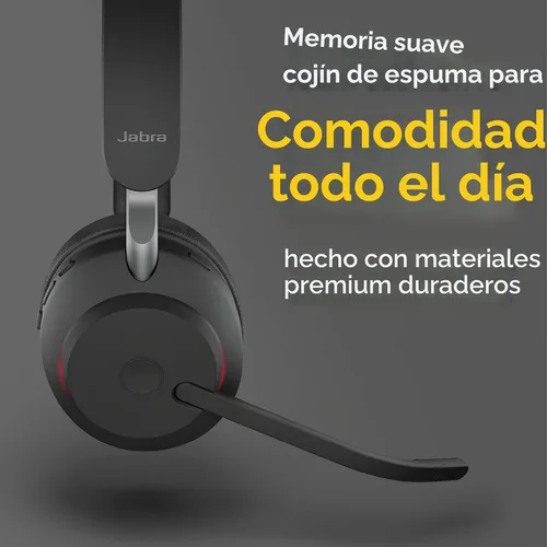 Vista 5 de Jabra - audífonos Evolve2 65 Link380c UC con una sola salida de audio