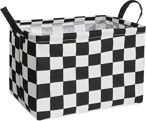 Vista 49 de Cesta de almacenamiento vacía para niños, organizador de almacenamiento impermeable de béisbol, cestas plegables con asas para mujeres, cesta