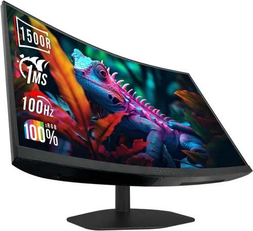 Vista 11 de Sceptre - Monitor curvo de 24 pulgadas, 75Hz, LED, para videojuegos, Full HD, 1080P, HDMI, VGA, con altavoces, montaje de pared VESA listo