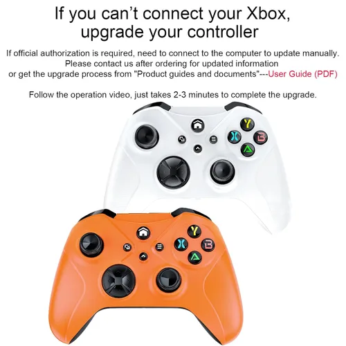 Vista 6 de Need to Upgrade Wireless Controller for Xbox, 2 Pack Game Controllers for Xbox One, Xbox Series XS, Xbox One XS, iOS, Android Windows PC Gamepad