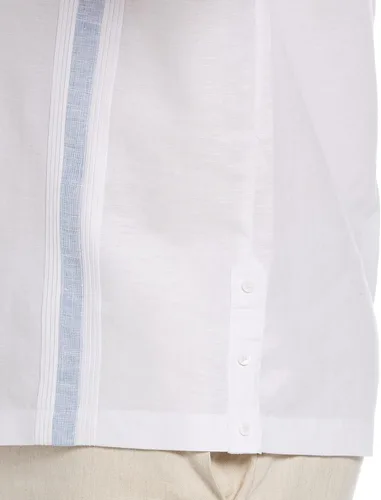 Vista 4 de Cubavera Camisa de manga corta estándar LC moda Guayabera para hombre
