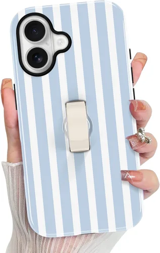 Vista 104 de KANGHAR Compatible con iPhone 17 Pro Case Spot Pattern - Negro Mancha rosada negra