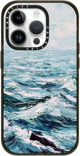 Vista 69 de CASETiFY Impact - Funda para iPhone 13 [protección contra caídas de 6.6 pies/compatible con Magsafe] Black Kingsnake, color negro transparente