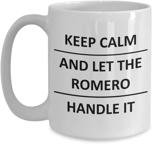 Vista 3 de ROMERO Mug Lover surname last name family husband friend wife GF dad mom him her Mug for