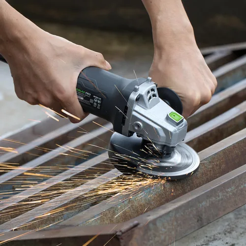 Vista 7 de GALAX PRO Amoladora Angular Eléctrica, Equipada con Motor de 4.0 Amperios con Potencia de Salida Máxima de 750W, Amoladora Angular con Cable