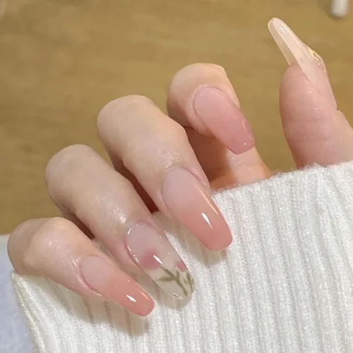 Vista 33 de LIGHT RAIN - Uñas a presión de longitud media, con diseño de galaxia Andromeda, uñas postizas de gel, reutilizables, de lujo, de siete capas