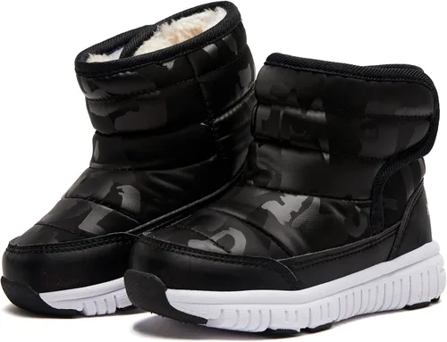 Vista 2 de Toddler Snow Boots for Girls Boys Cold Weather Outdoor Warm Waterproof Winter Boots (ToddlerLittle Kids)