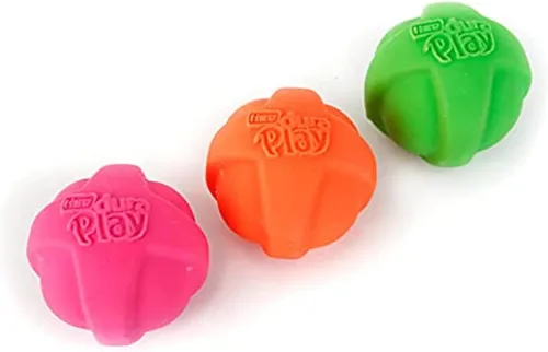 Vista 19 de Hartz DuraPlay - Juguetes perfumados para perros con aroma a tocino, tamaño pequeño (varios colores)