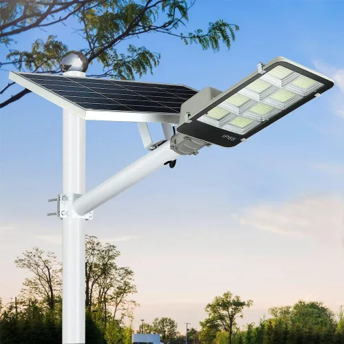 Vista 11 de 6000W Luz de calle LED solar para exteriores, luz de inundación de seguridad del atardecer al amanecer con control remoto, inalámbrica, impermeable