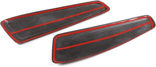 Vista 5 de Para Porsche 911 718 2013 2014 2015 2016 2017 2018 2019 Real Fibra de Carbono Interior Asiento Panel lateral Accesorios Decorativos Cubierta