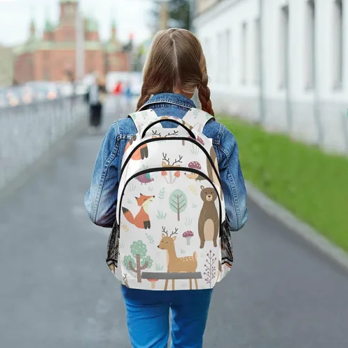 Vista 6 de Mochila de aventura con diseño de planeta espacial lindo con clip de pecho para niños y niñas 20240110, 20241195, talla única , Mochilas Daypack