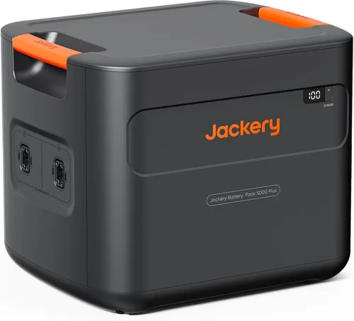 Vista 9 de Jackery Generador solar 5000 Plus y paneles de 2x200W, 5040Wh, salida de CA