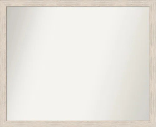 Vista 315 de Amanti Art Espejo personalizado, espejo de baño estrecho Alexandria White Wash, espejo de pared o espejo de tocador de baño sobre el fregadero