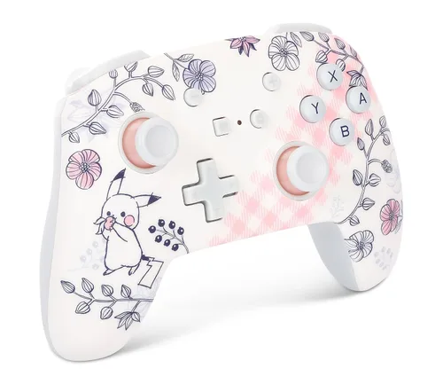 Vista 3 de PowerA Enhanced Wireless Controller for Nintendo Switch - Pikachu Garden, Nintendo Switch - OLED Model, Nintendo Switch Lite, Gamepad, game