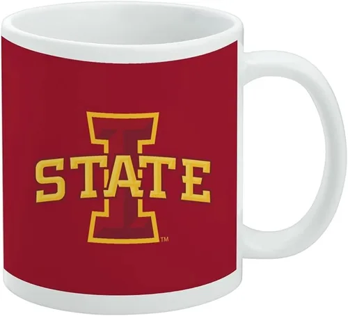 Vista 222 de Taza de cerámica con el logotipo principal de la Universidad Rider, taza de regalo novedosa para café, té y bebidas calientes, 11oz, blanca