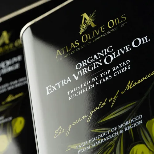 Vista 7 de Atlas 3 LT Aceite de oliva virgen extra orgánico prensado en frío con polifenoles de Marruecos Recién cosechado sin procesar de una sola granja