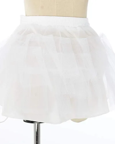 Vista 8 de miccostumes Disfraz de anime para mujer, vestido corto rosa transformado con orejas de gato y cola