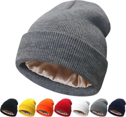 Vista 23 de NPQQUAN Unisex Beanie Hats for Men Women Winter Knit Beanies