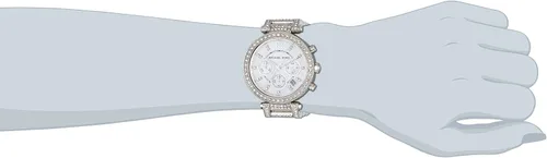 Vista 5 de Michael Kors Silver-tone Glitz Parker Reloj de la mujer