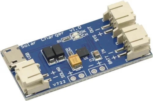 Vista 5 de 3 unids 500 Ma mini cargador solar Lipo Junta CN3065 batería de litio chip de carga DIY módulo de carga al aire libre