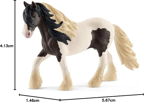 Vista 5 de Schleich Farm World Tinker Stallion - Figura de caballo educativa para niños.