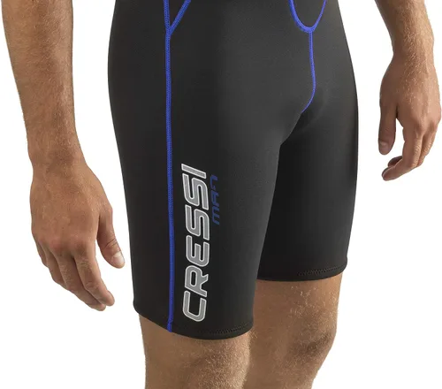Vista 4 de Cressi Shorty - Traje de neopreno para hombre para actividades acuáticas en aguas cálidas, neopreno premium Tortuga de 0.098 in