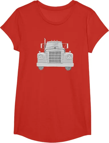 Vista 38 de Camiseta clásica de camión pesado International Harvester IH Loadstar, Negro, S