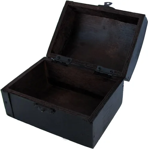 Vista 2 de IIV Caja de barco pirata de madera