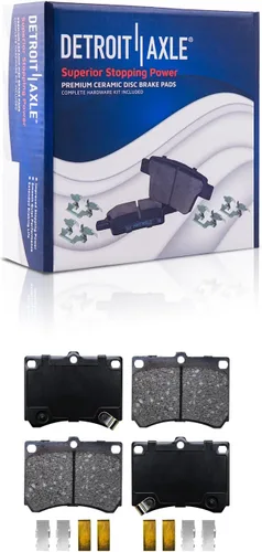 Vista 17 de Detroit Axle - Pastillas de freno para Avalanche Express Suburban Savana Yukon XL 1500 Chevy Tahoe GMC Cadillac Escalade, Pastillas de freno