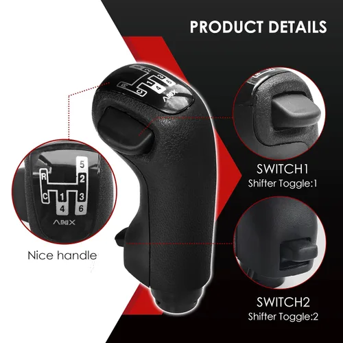Vista 2 de mapleza USB Simulator Shifter Gearshift Knob Applicable for Logitech G29 G27 G25 TH8A Gearshift Knob for People Truck for ATS & ETS2 Gaming PC