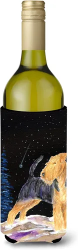 Vista 58 de Caroline's Treasures SS8447CC Starry Night English Bulldog - Enfriador para latas o botellas, lavable, funda plegable con aislamiento para bebidas