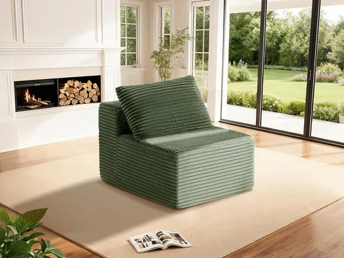 Vista 42 de Sofá modular de gran tamaño de 108 pulgadas, cómodo sofá deshuesado en forma de U para sala de estar, asientos extra profundos, sin montaje, sofá