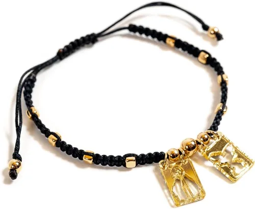 Vista 2 de Pulsera de Arcángel de San Miguel y Madre Milagrosa del Escapulario Católico