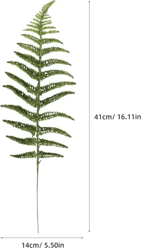 Vista 2 de Púas y aerosoles para árbol de Navidad: hojas de purpurina de Navidad, hojas artificiales con purpurina, adorno colgante para árbol de Navidad