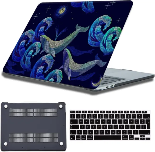 Vista 121 de Funda compatible con MacBook Air de 15" M5 M4 M3 M2 2023-2026 Negro (Black Lace)
