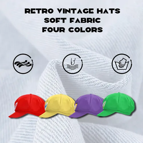Vista 5 de Avafierce Bros Hats Baseball Anime Caps Copslay Hat for Adults Kids